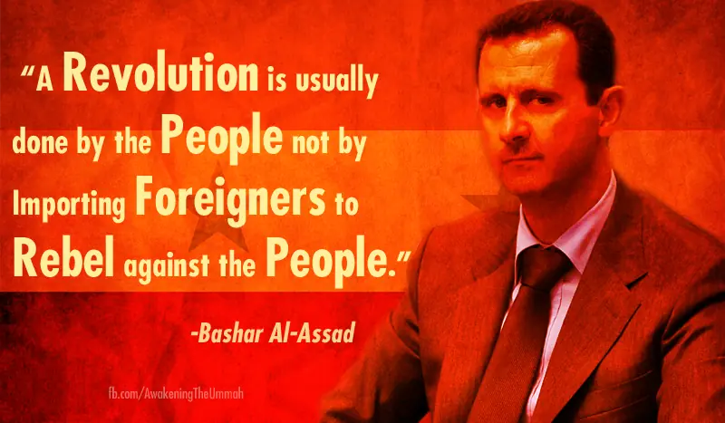 bashar al assad el heroe