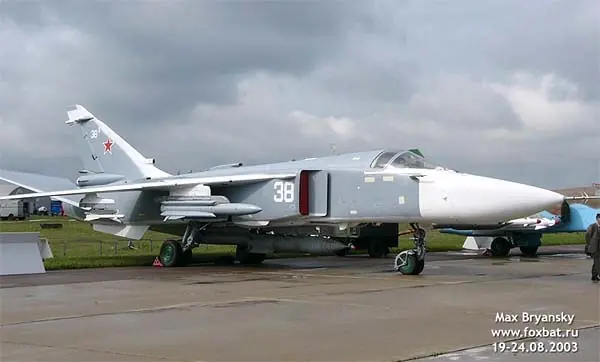 Caza bombardero Ruso SU-24