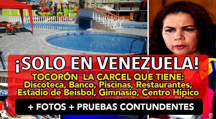 Tocoron, Prisión Lujosa con Discoteca, Banco y Centro Hípico