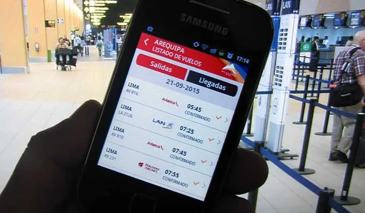 Vuelos y servicios de 5 aeropuertos del país con app móvil