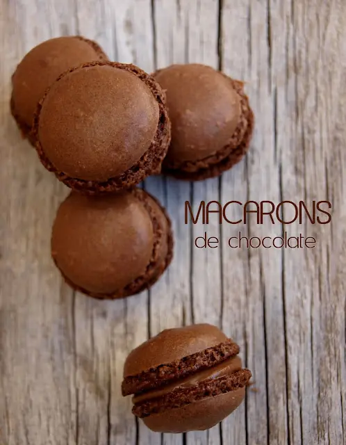 Cómo hacer macarons de chocolate