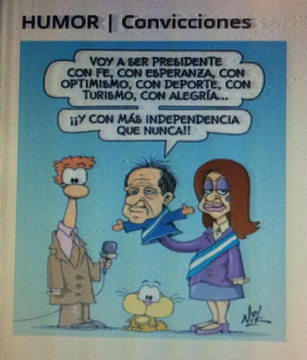 Scioli el títere del kirchnerismo