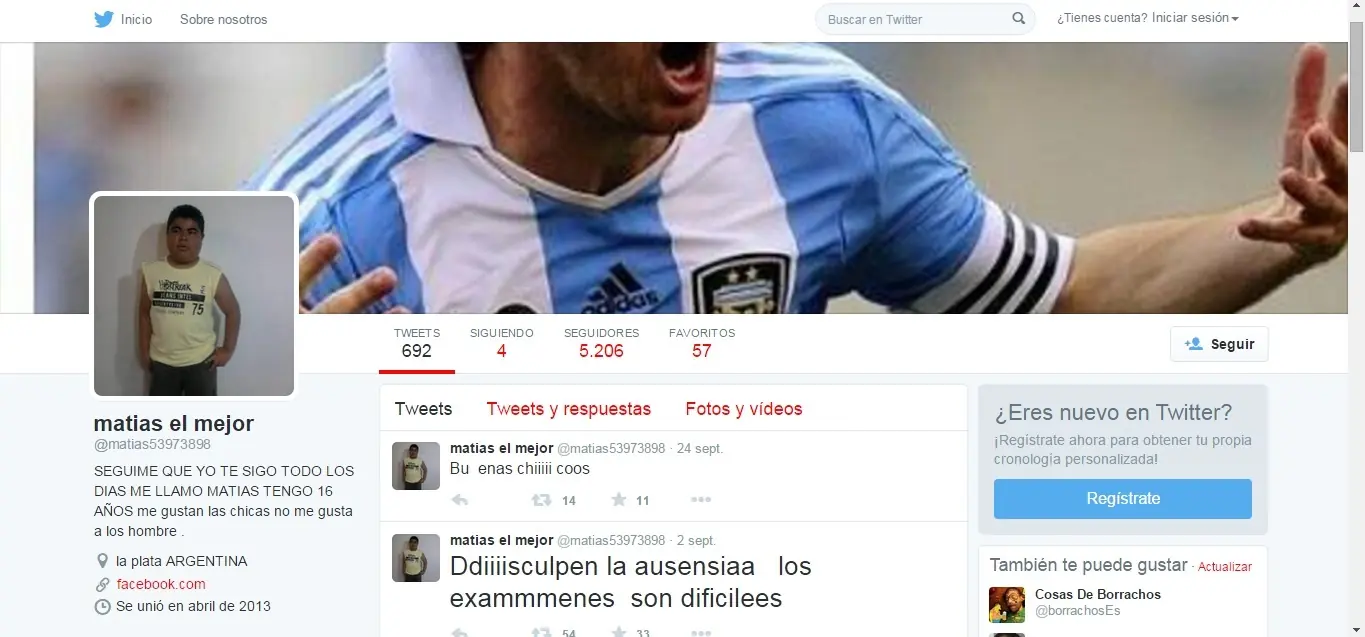 Argentino ario promedio (bajale el brillo a la pantalla)