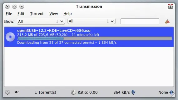 Transmission: Un cliente BitTorrent ligero, sencillo y poten