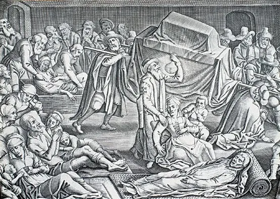 peste bubonica.
