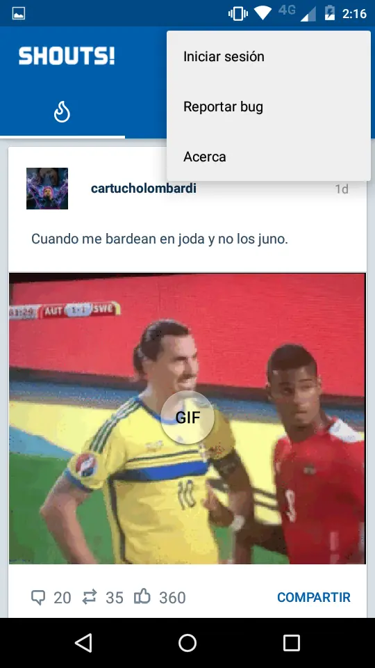 taringa shout
