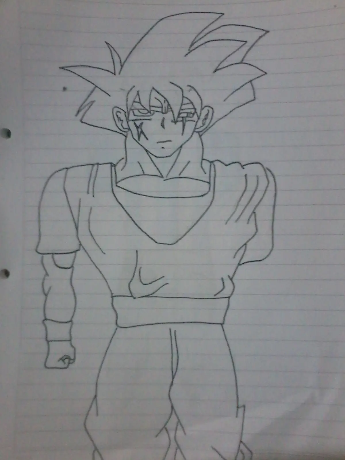 Re hice uno de mis dibujos viejos y lo photoshopie.