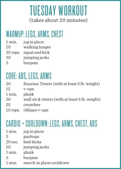 Workout! Movamos el cuerpito!