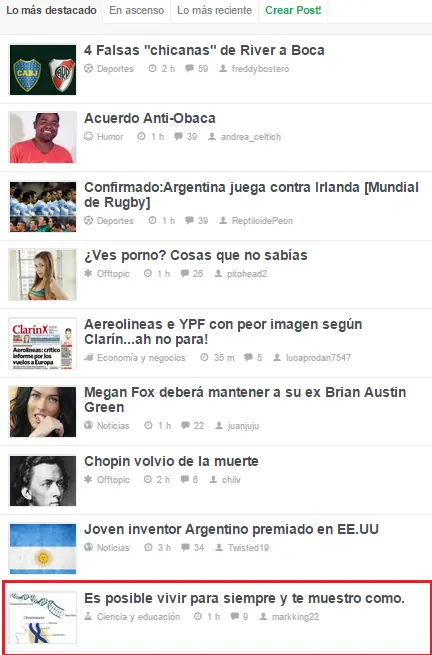 Es posible vivir para siempre y te muestro como.