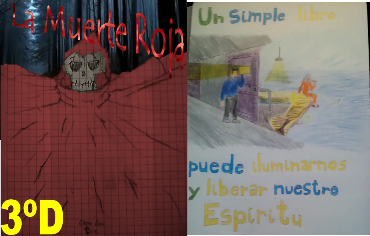 Decoraciones del 3ºB - 4ºE por el dia del libro 2015 parte 3