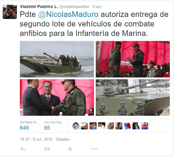 Venezuela recibe mas vehiculos Anfibios! preparate colombia!