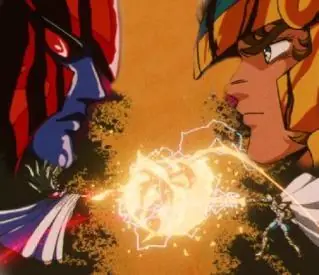 Aioria de Leo, uno de los mas poderosos caballeros dorados