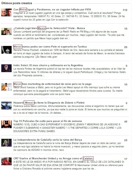 clones en Taringa