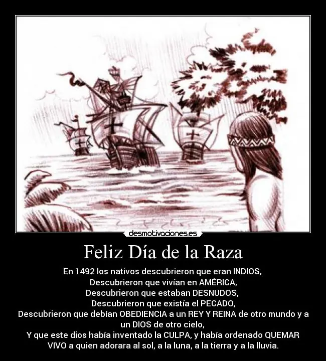 12 de octubre, nada que festejar.