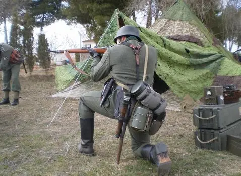 ¿Como iban equipados los soldados alemanes en la WWII?