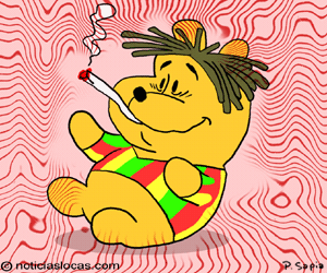 un osito de marihuana