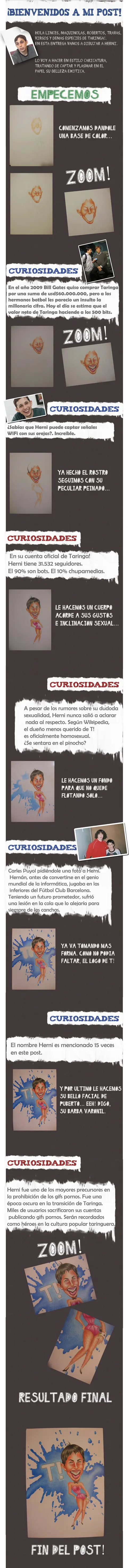 Dibujé a Herni + 8 curiosidades que no sabías