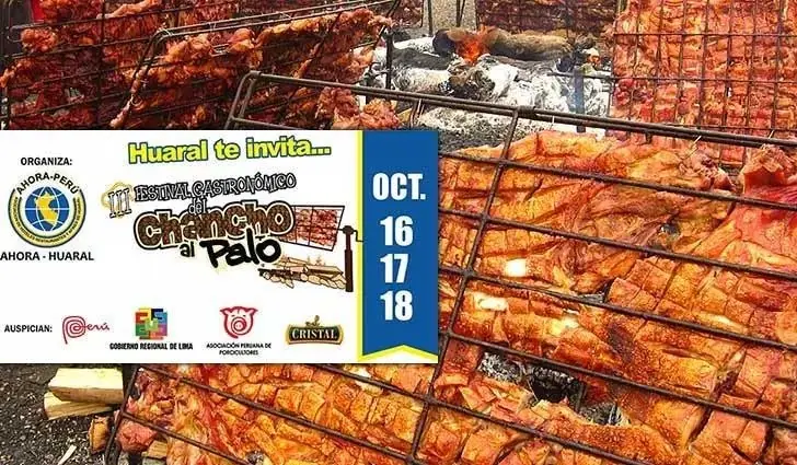 Huaral: III Festival del Chancho al Palo 2015