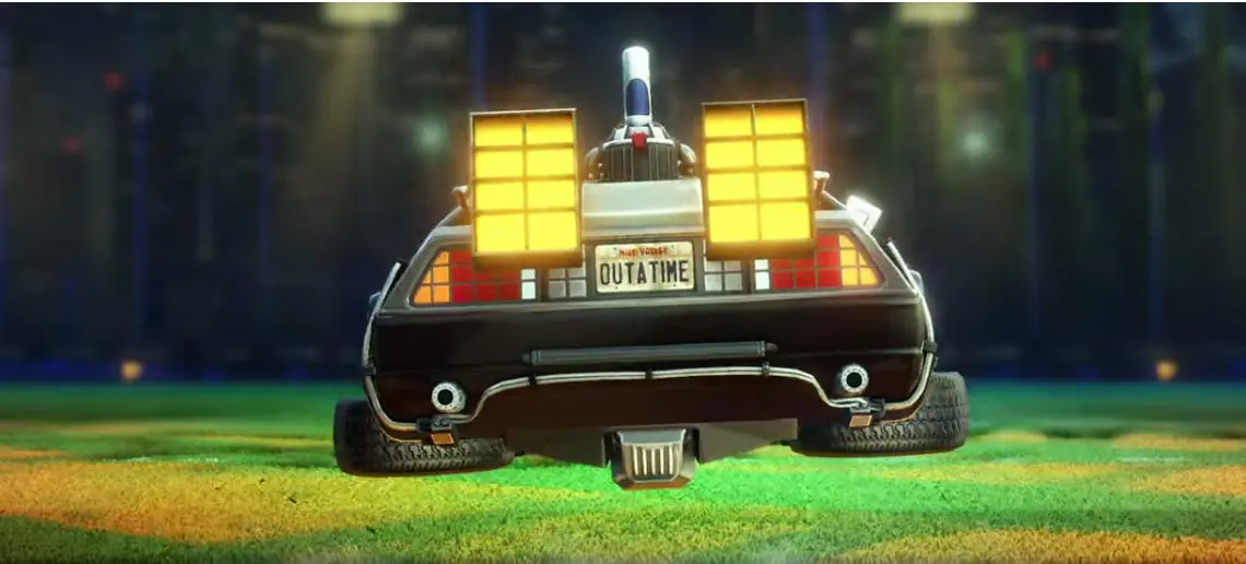 El auto de Volver al Futuro llegará a Rocket League