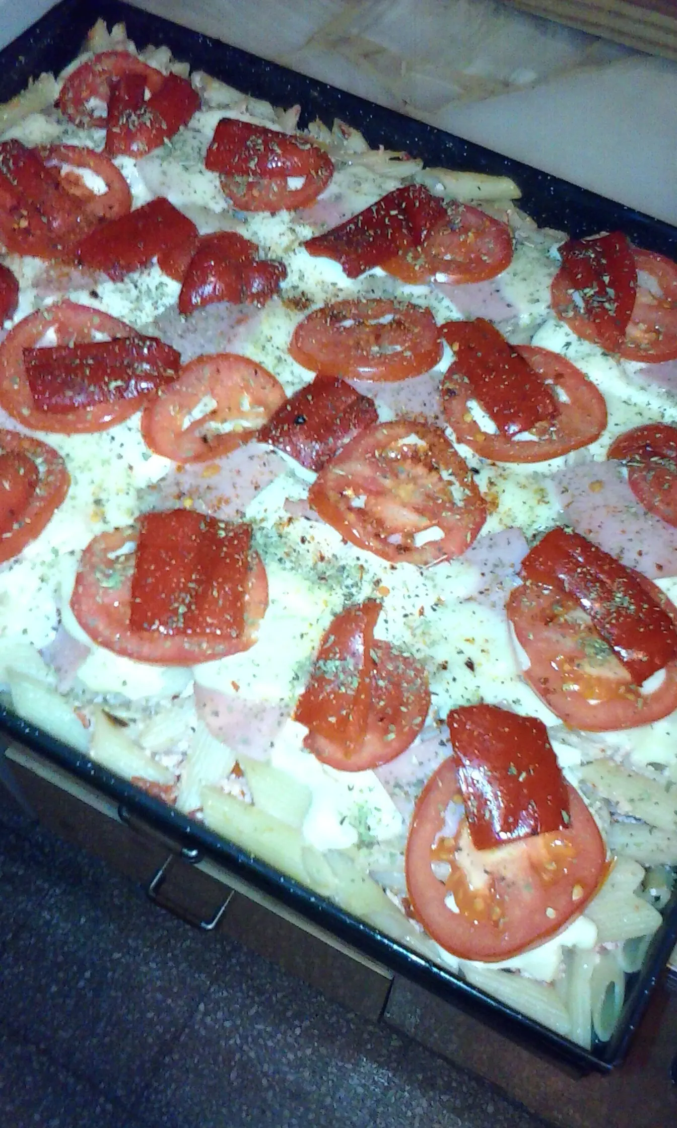 Fideos a la pizza