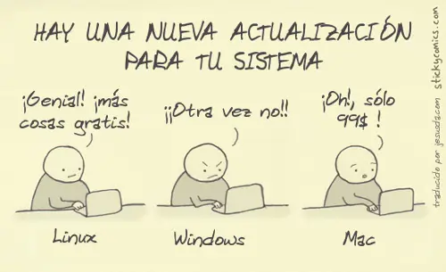 actualizando el SO