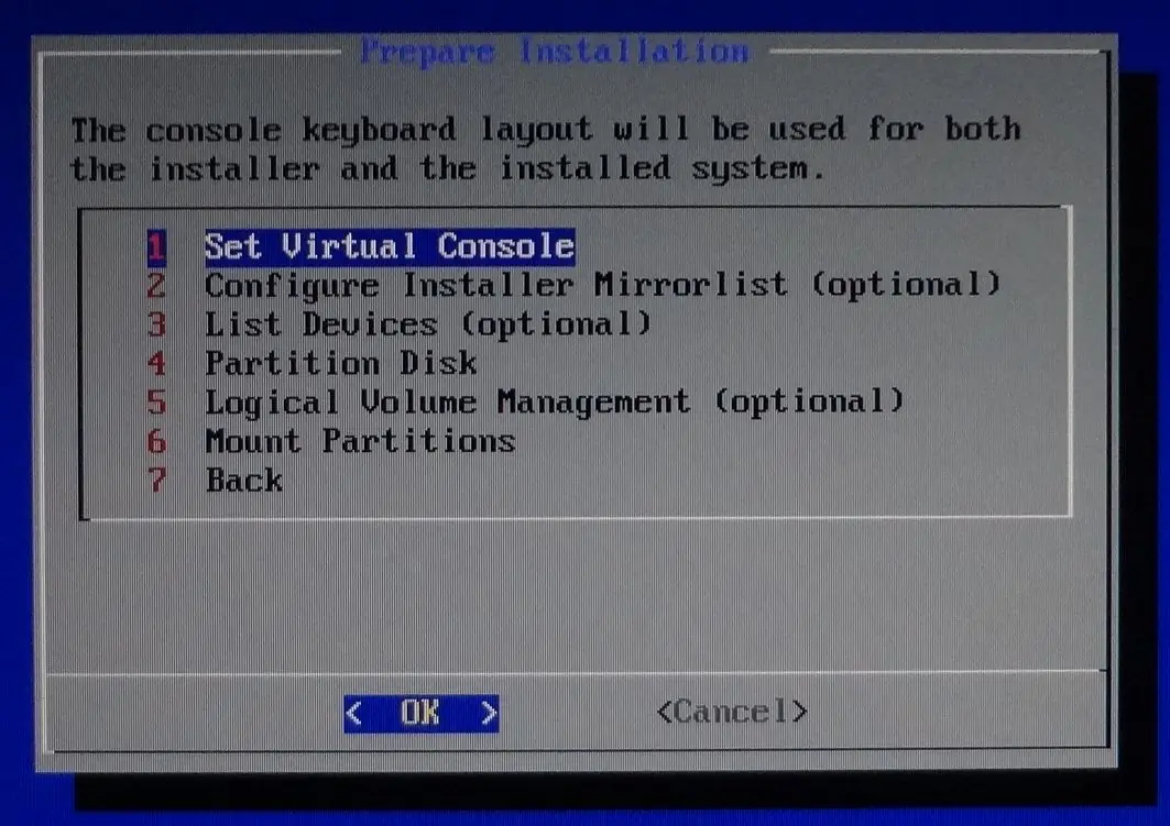 Instalar ARCH en un pendrive (método gráfico)