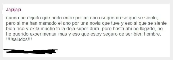 Hombres: A todos les gusta el dedo en el ano. Pasá