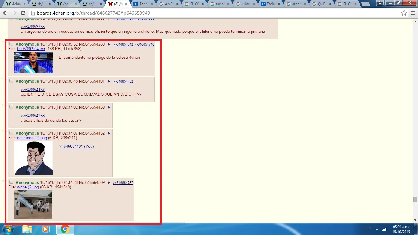 Me la banque solo en 4chan y te lo muestro