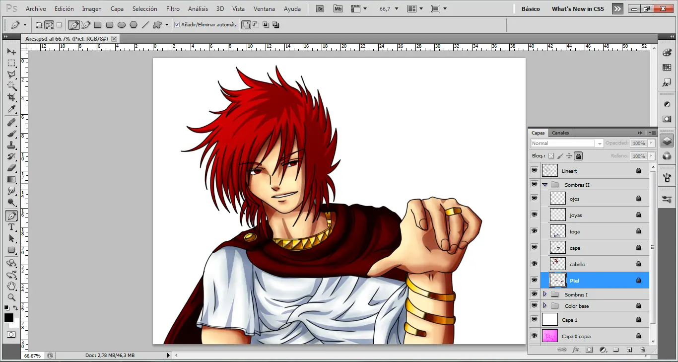 Coloreando en Photoshop [Parte X]: Sombras y luces III