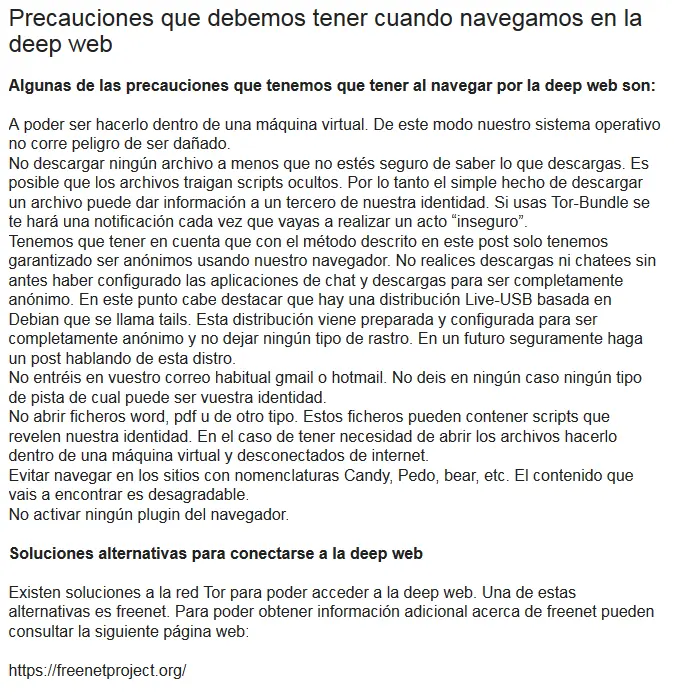 deep web