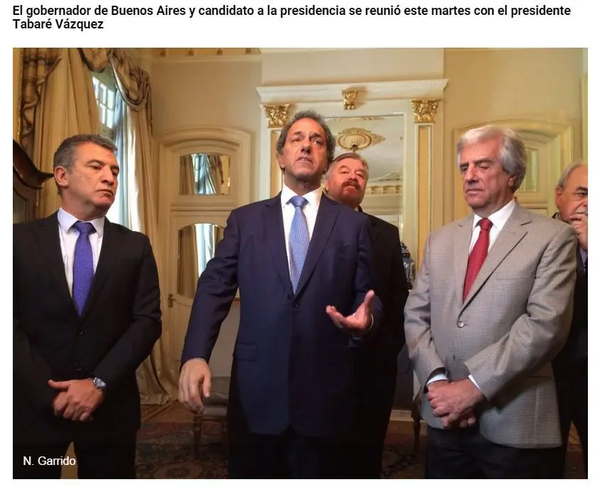 Uruguay - Para Scioli Uruguay es prioridad