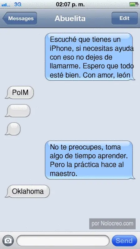 Conversaciones locas por WhatsAp