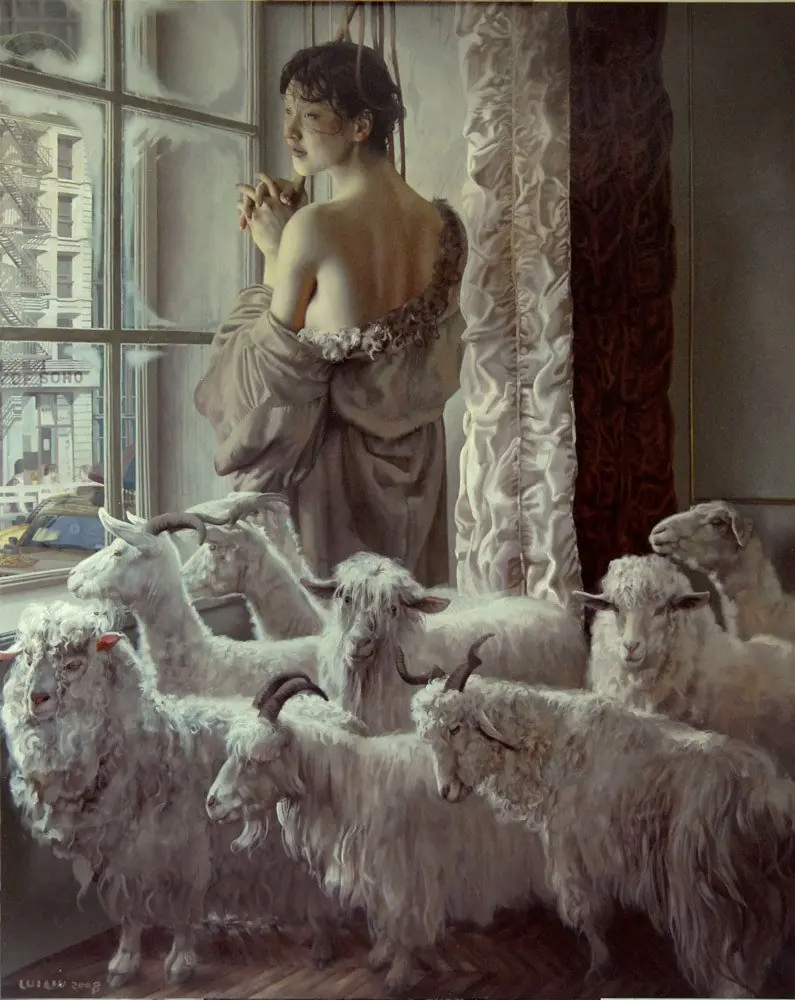 La extraña pintura de Liu Liu