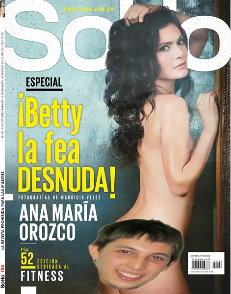 Betty "la fea" se desnuda y no le importa nada