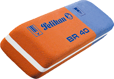 como borran las gomas?