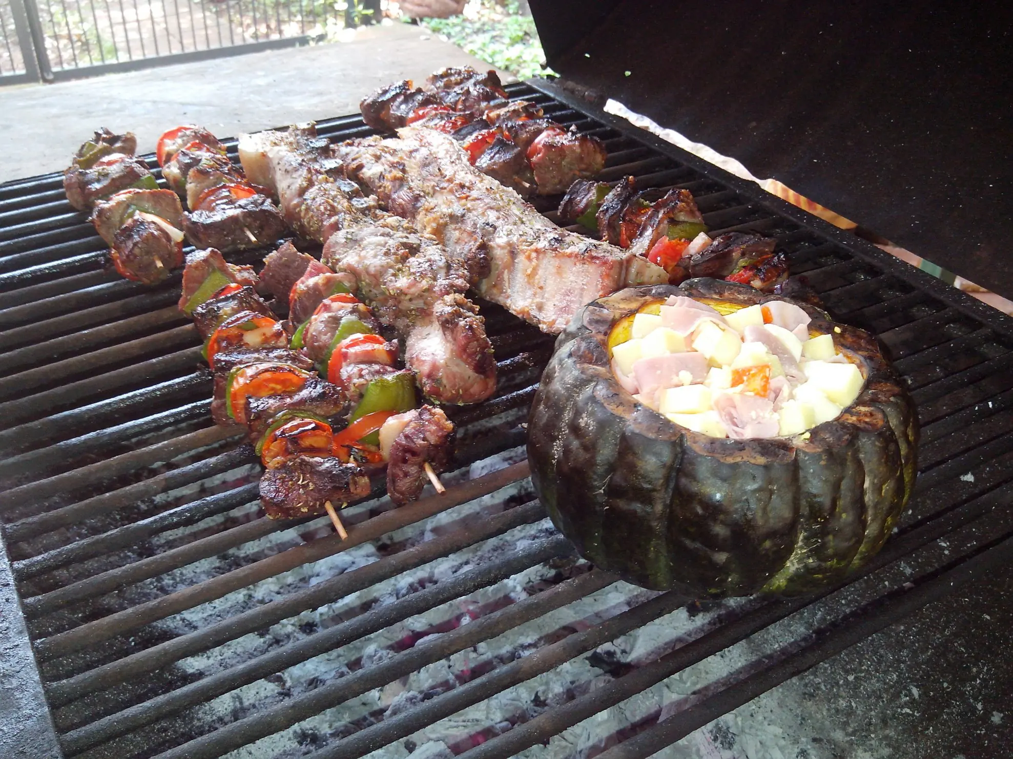 El asado que hice para mi vieja en su día