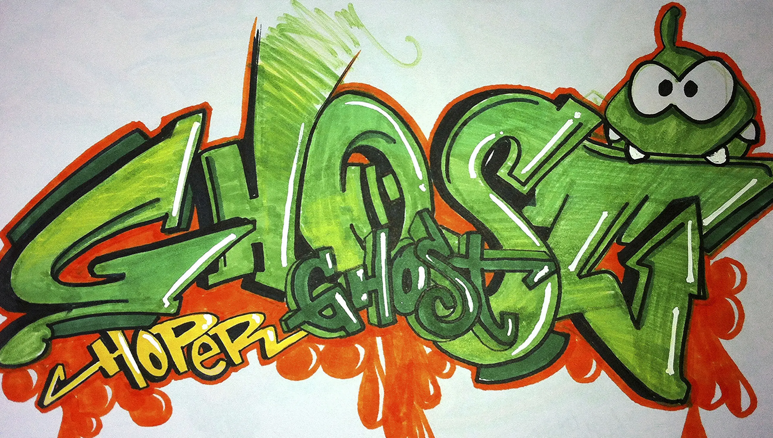 graffitis en papel