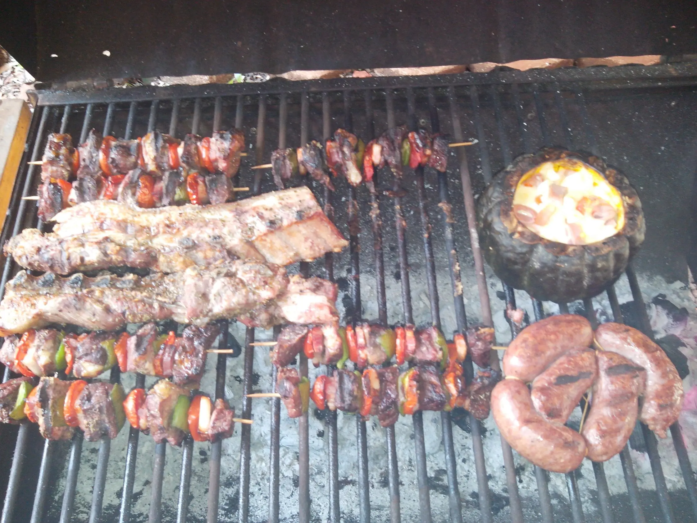 El asado que hice para mi vieja en su día