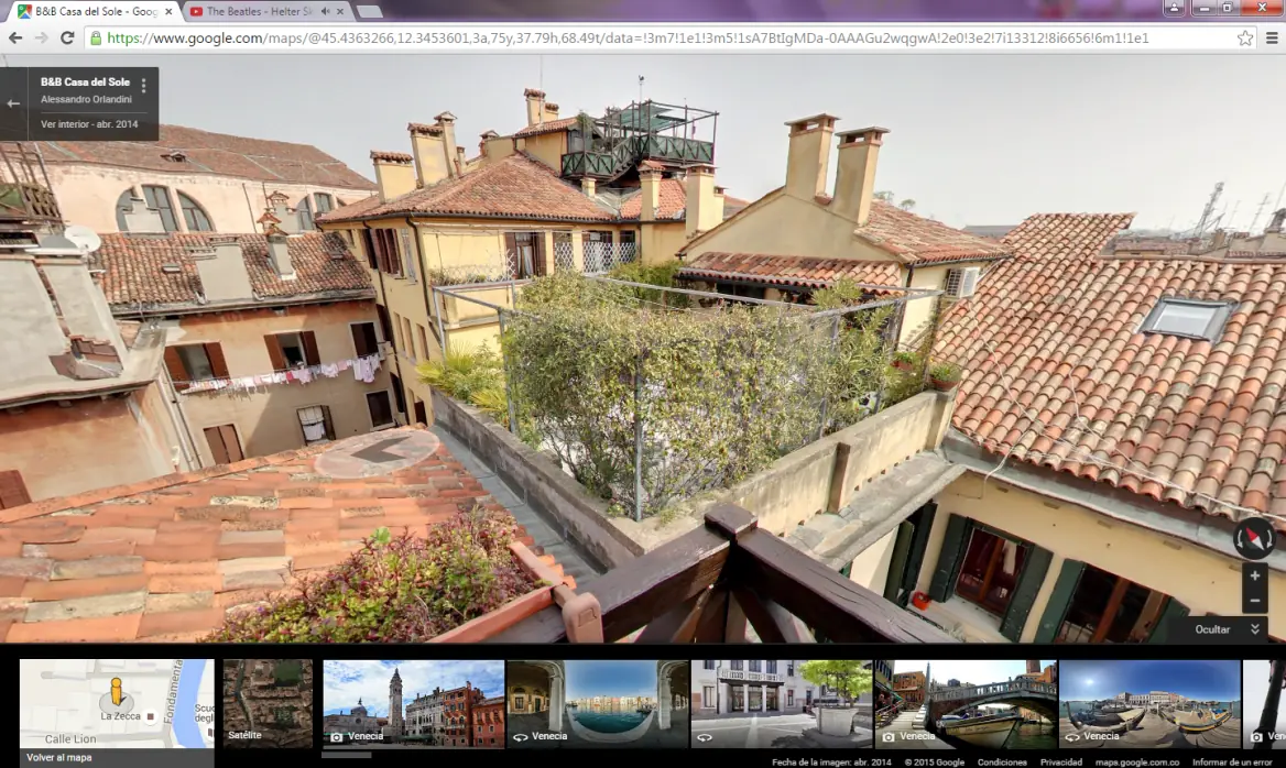Venecia en Street View.
