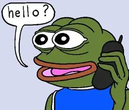 Sad frog