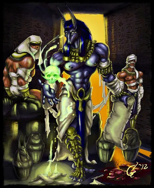 Anubis, el dios egipcio de los muertos