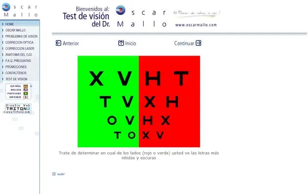Diversos tests online para comprobar tu visión