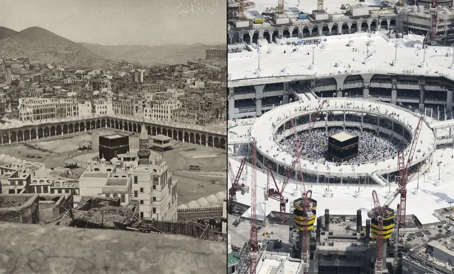 La Meca, 1887-2015. 128 años de crecimiento en imágenes POV