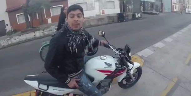 Volvió a caer el motochorro de La Boca