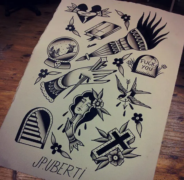 Juan Pablo Uberti (bajista Deny) - Tattoo Studio