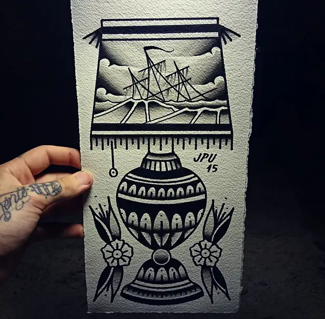 Juan Pablo Uberti (bajista Deny) - Tattoo Studio