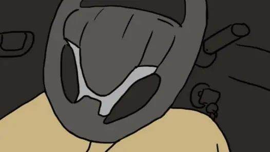 como agarras el volante