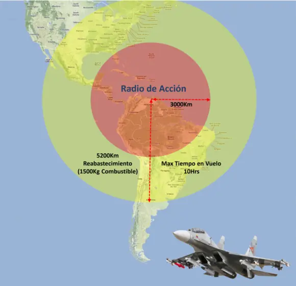 Aviones rusos usados en Siria tambien los posee Venezuela