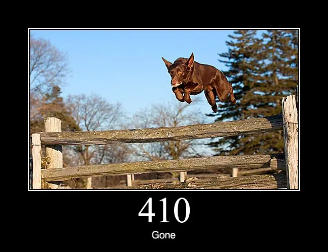 Los códigos de error en la web