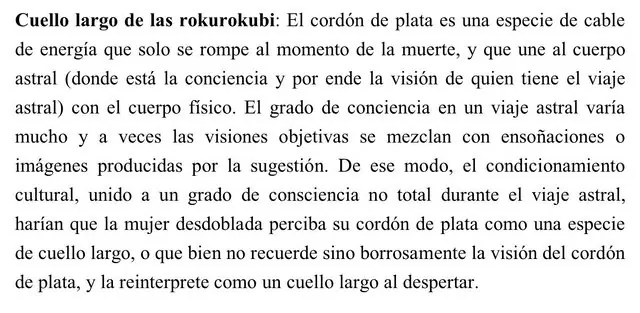 Las Rokurokubi: Mujeres fantasmas de cuello largo